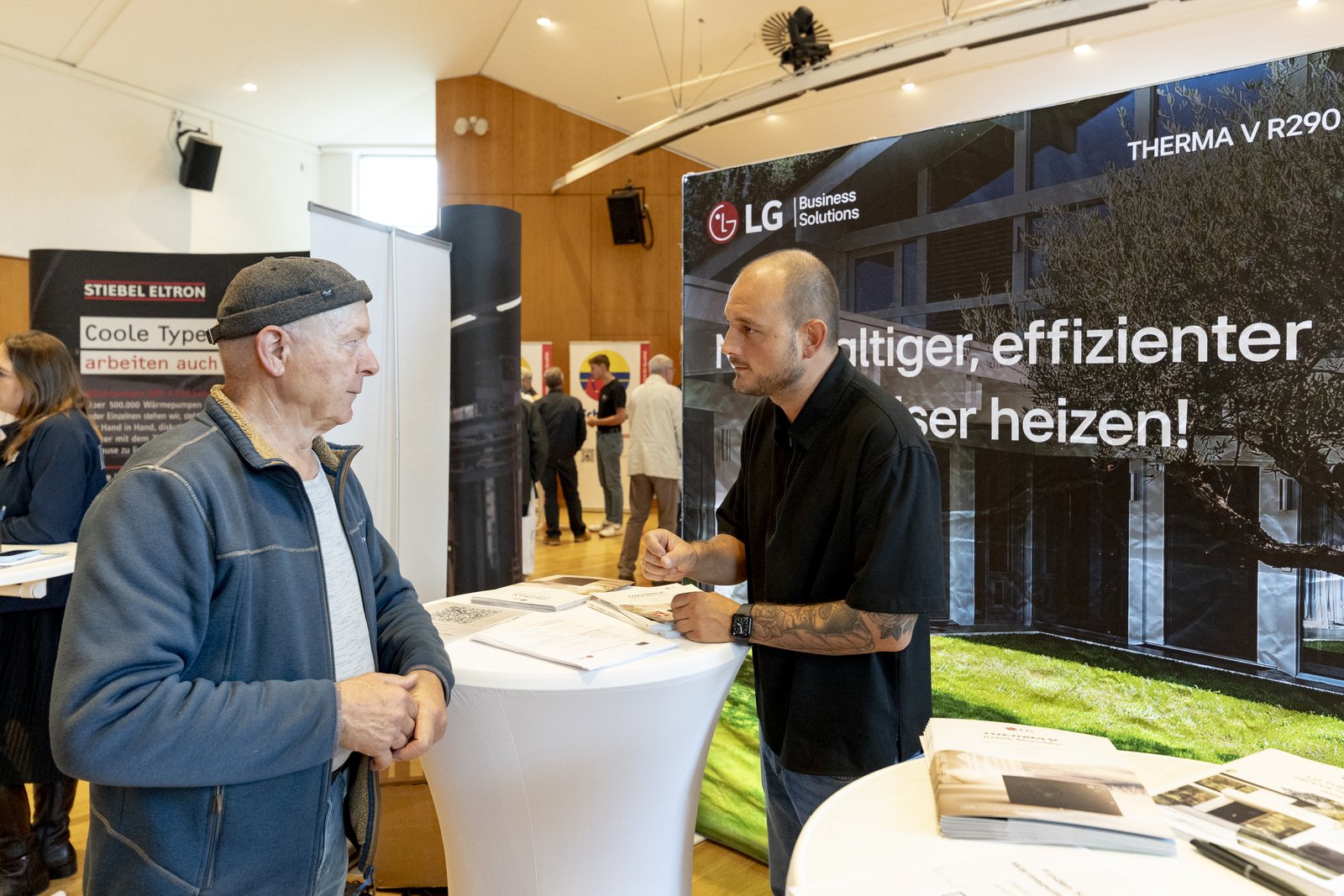 Beratung am Stand: LG