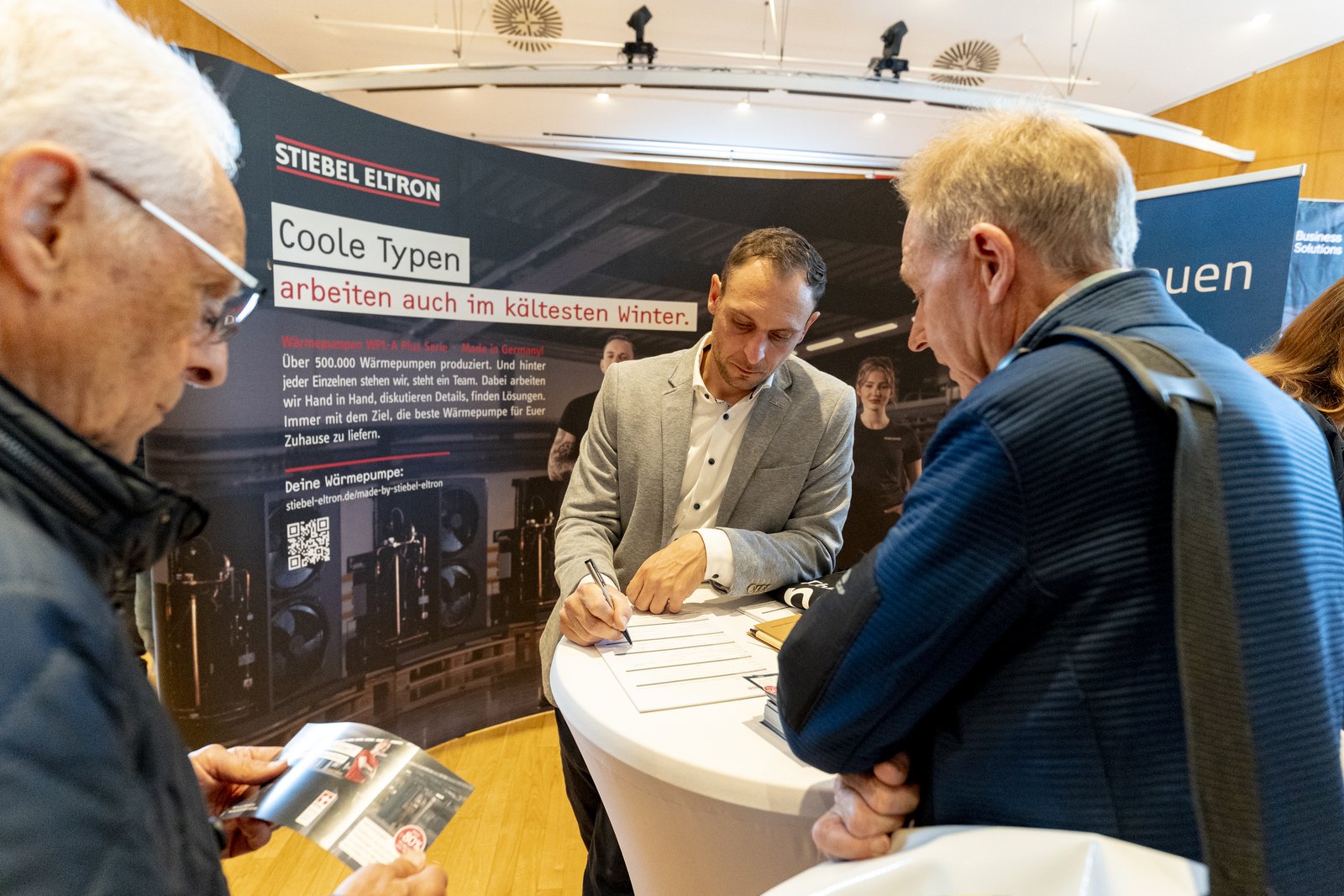 Beratung am Stand: Stiebel Eltron