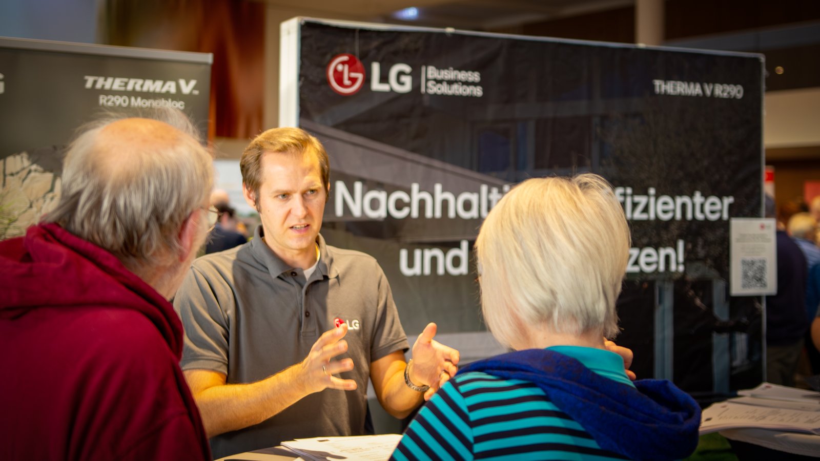 Beratung am Stand: LG