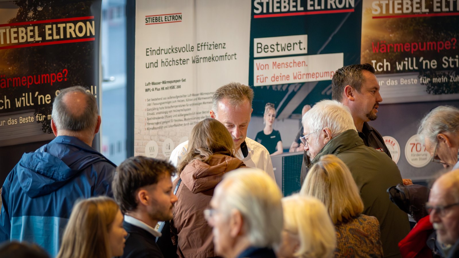 Beratung am Stand: Stiebel Eltron