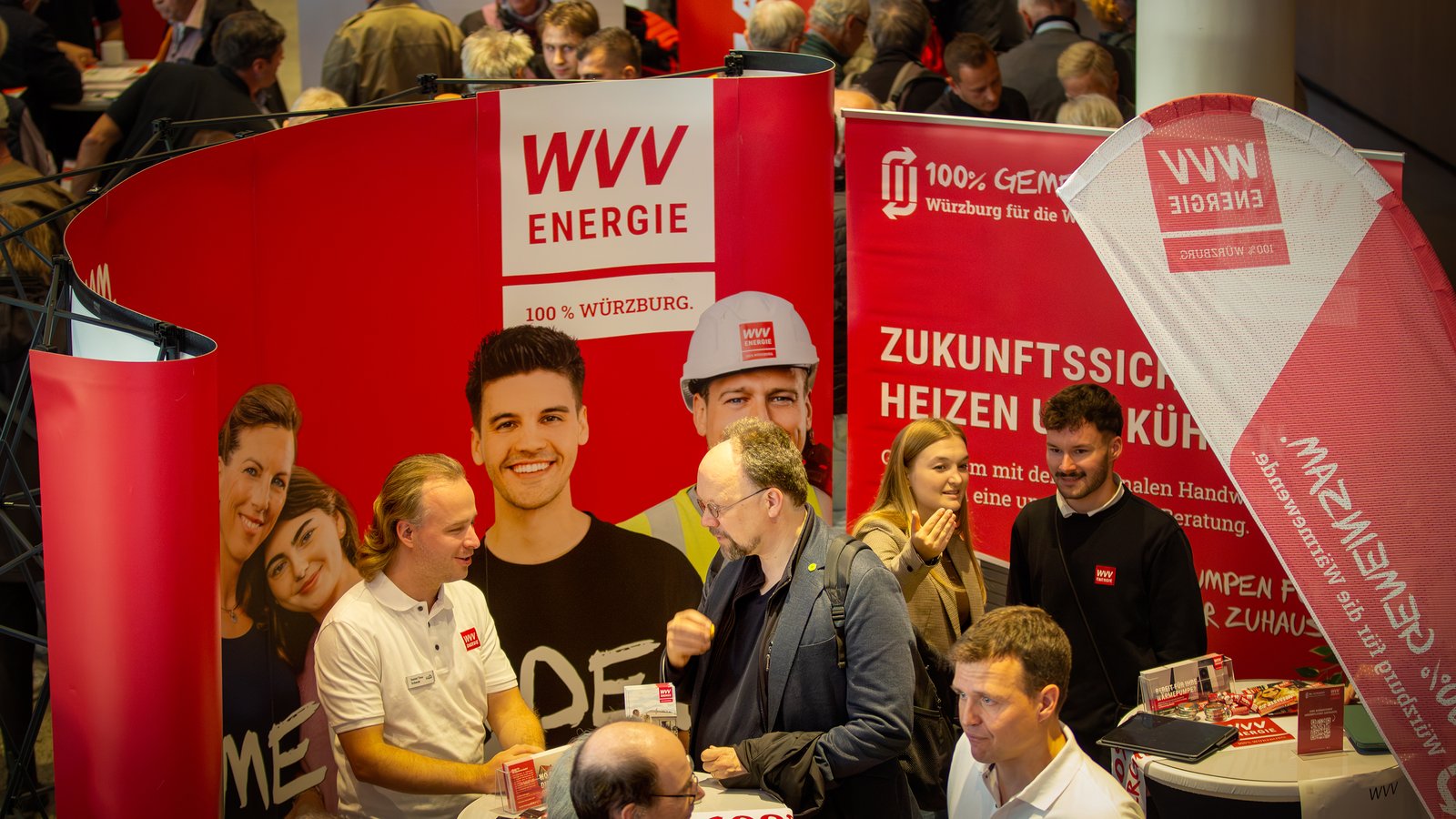 Beratung am Stand: WVV