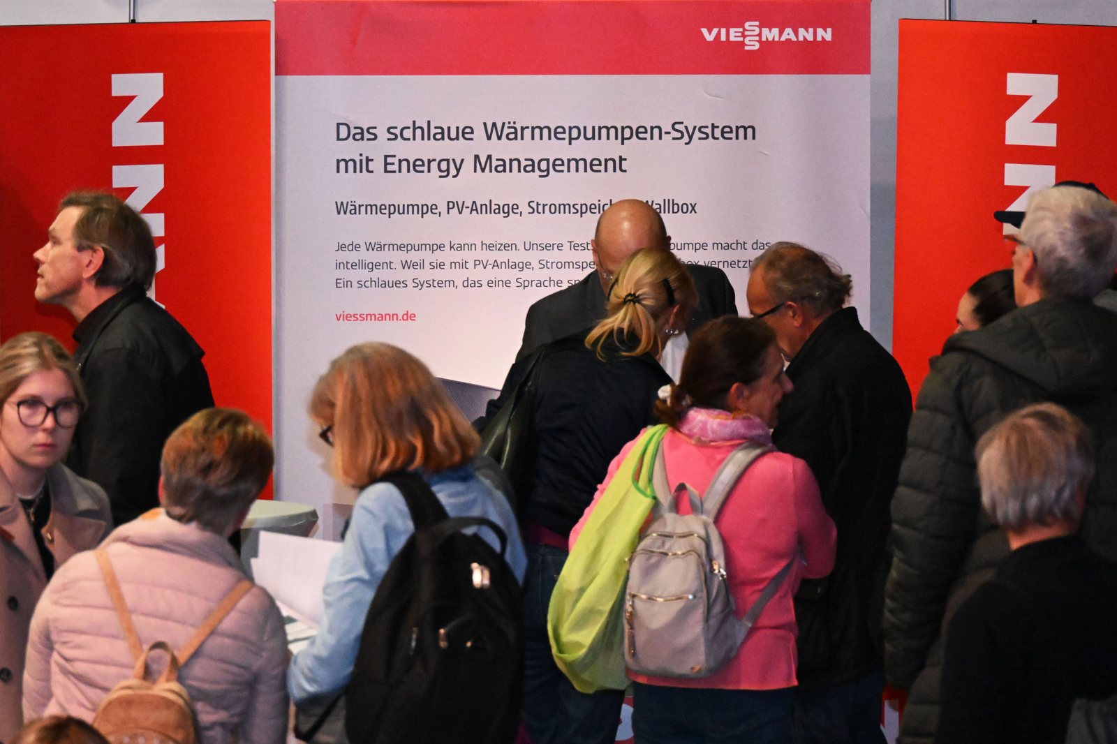 Beratung am Stand: Viessmann